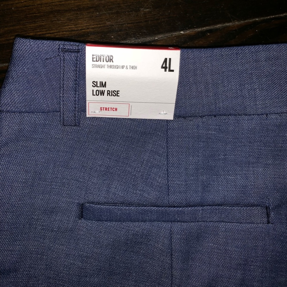 NWT Express Low Rise Editor Pants